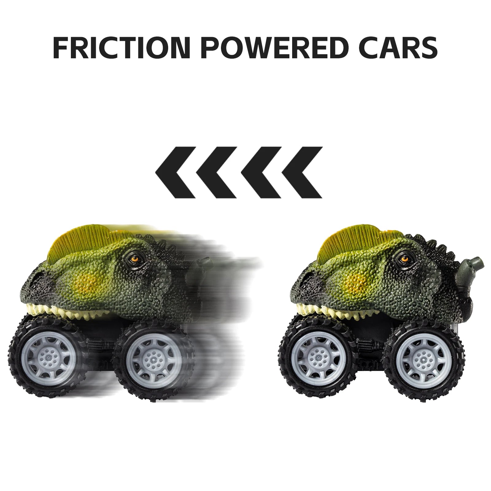 Dinosaur Trucks Toys For Kids Sets 7 In 1 Dinosaur Carrier - The Kings Lots