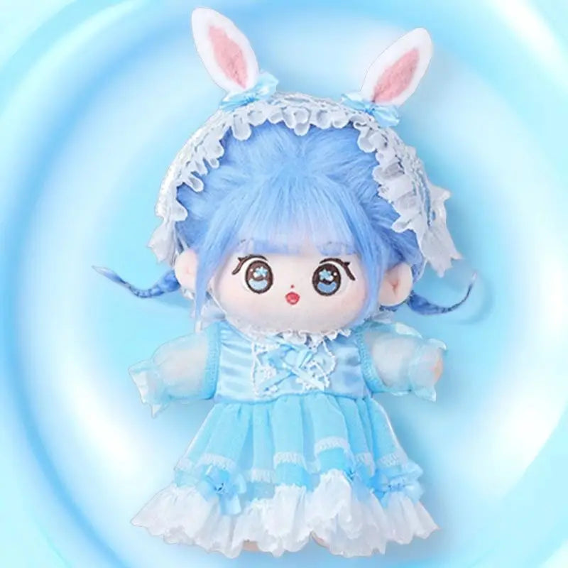 26cm Rabbit Series Cotton Doll Long Skirt Interchangeable Clothes Plush Doll Dress Up Cospslay Anime Figure Children Girl Toys - The Kings Lots