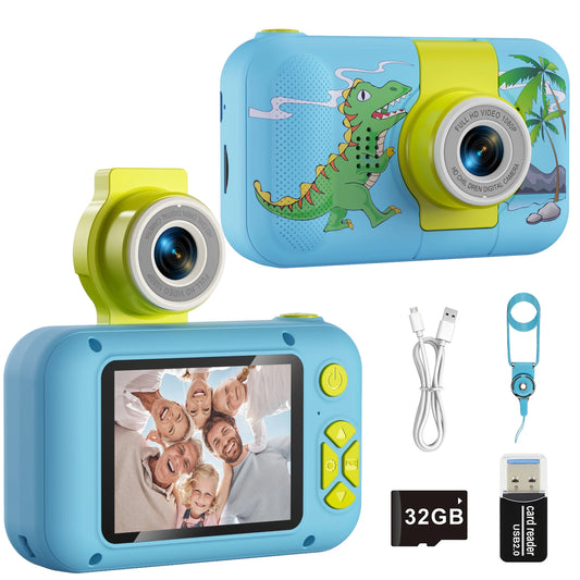 Kids Camera ARNSSIEN 180° Flip Lens Digital Camera for Kids - The Kings Lots