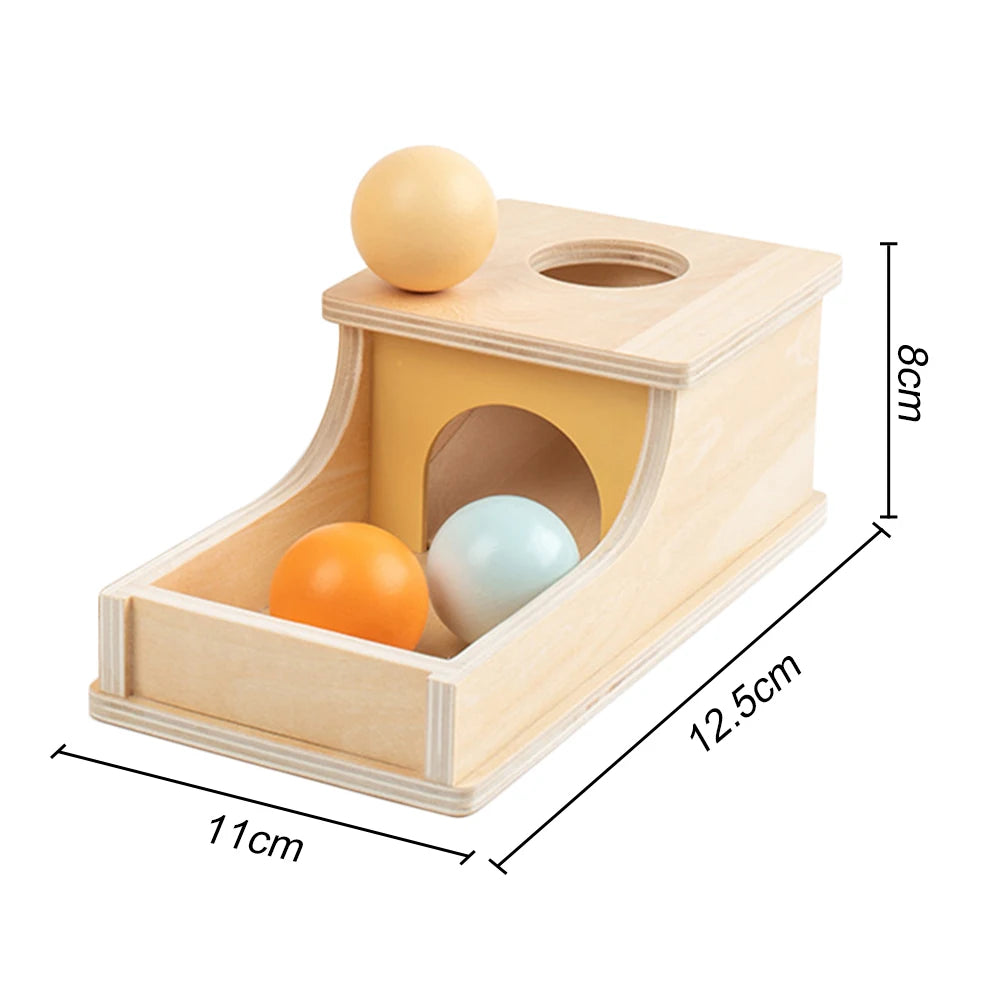 Wooden Object Target Box Montessori Matching Blocks Learning Early Educational Toys Parent-Child for Toddler - The Kings Lots