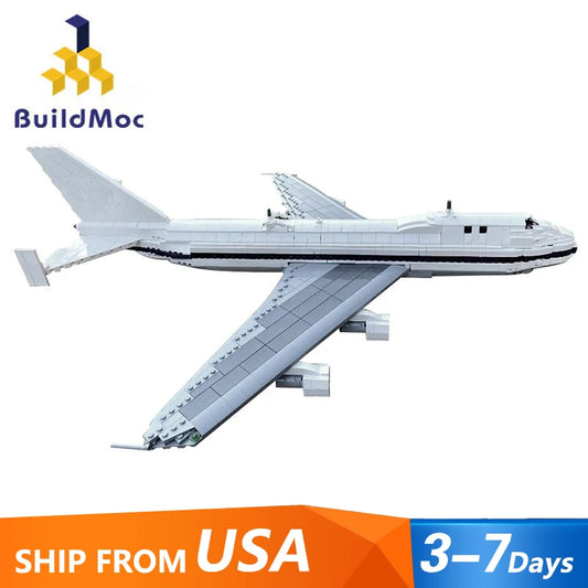 Moc 747 Shuttle Carrier Airplane Building Blocks Set 1583PCS - The Kings Lots