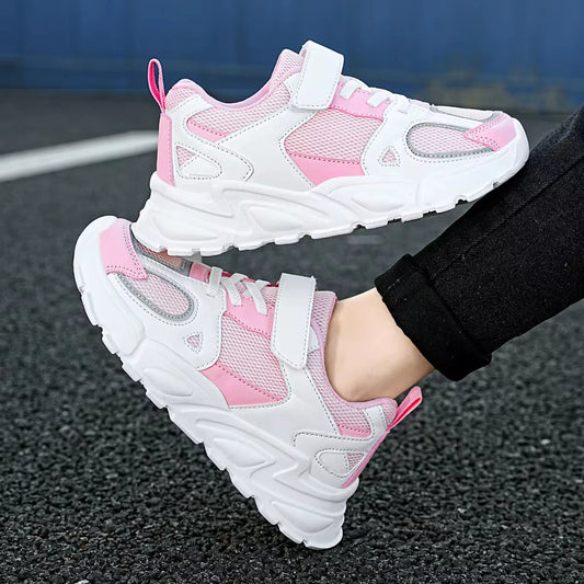 Children's Outdoor Sports Anti Slip Round Toe Mesh Shoes - The Kings Lots