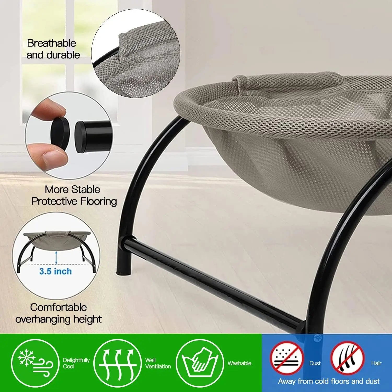 Cat Bed Pet Hammock Bed Washable Comfortable Sofa Bed - The Kings Lots