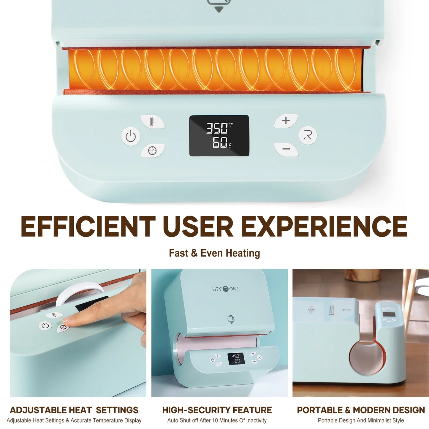 HTVRONT Automatic Mug Heat Press Machine DIY Sublimation - The Kings Lots