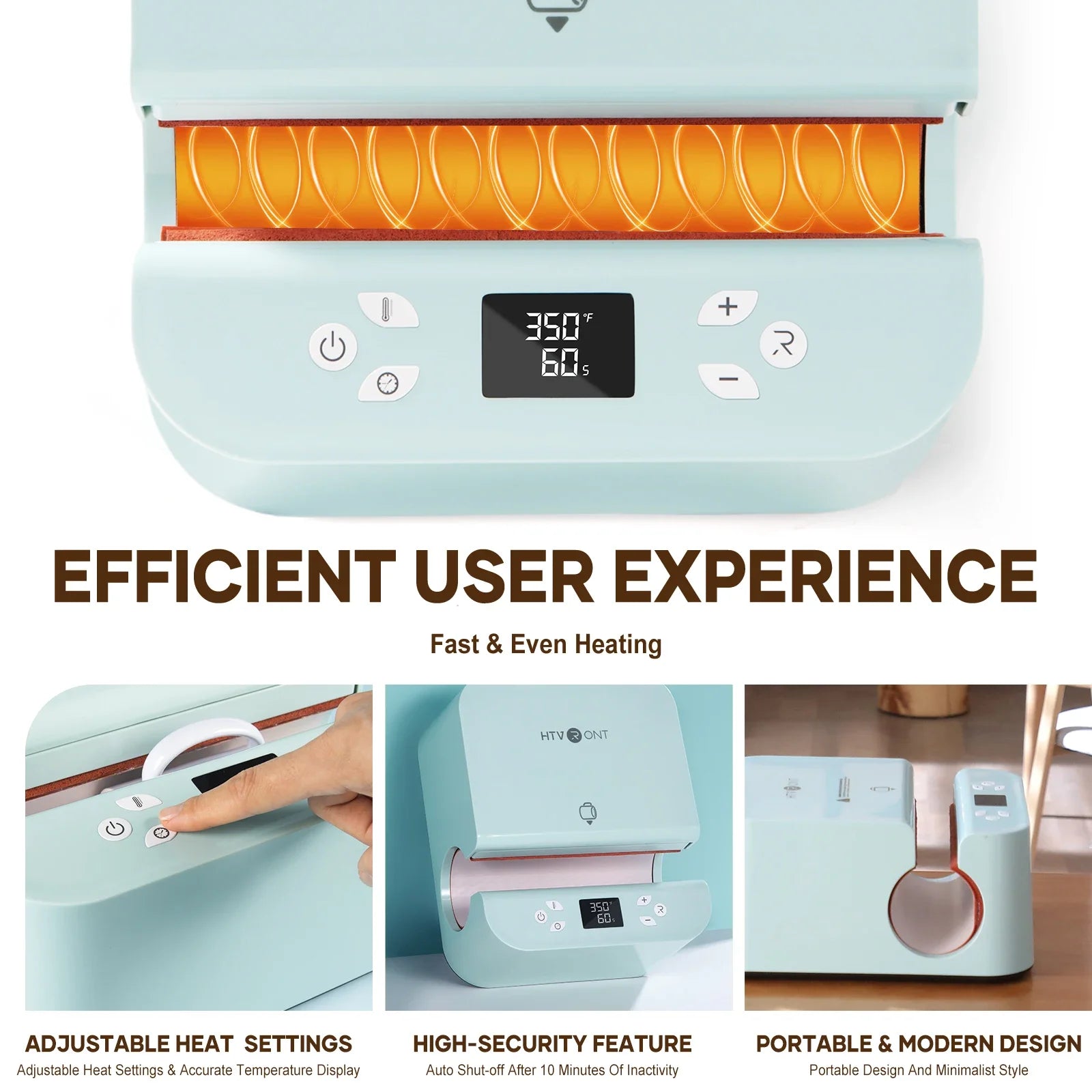 HTVRONT Automatic Mug Heat Press Machine DIY Sublimation - The Kings Lots