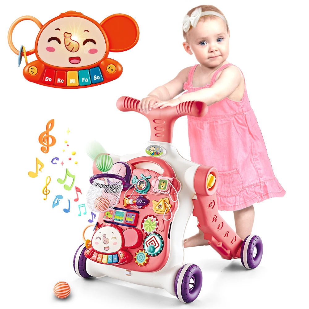 VATOS Baby Walker 5 in 1 Sit-to-Stand Learning Scooter - The Kings Lots