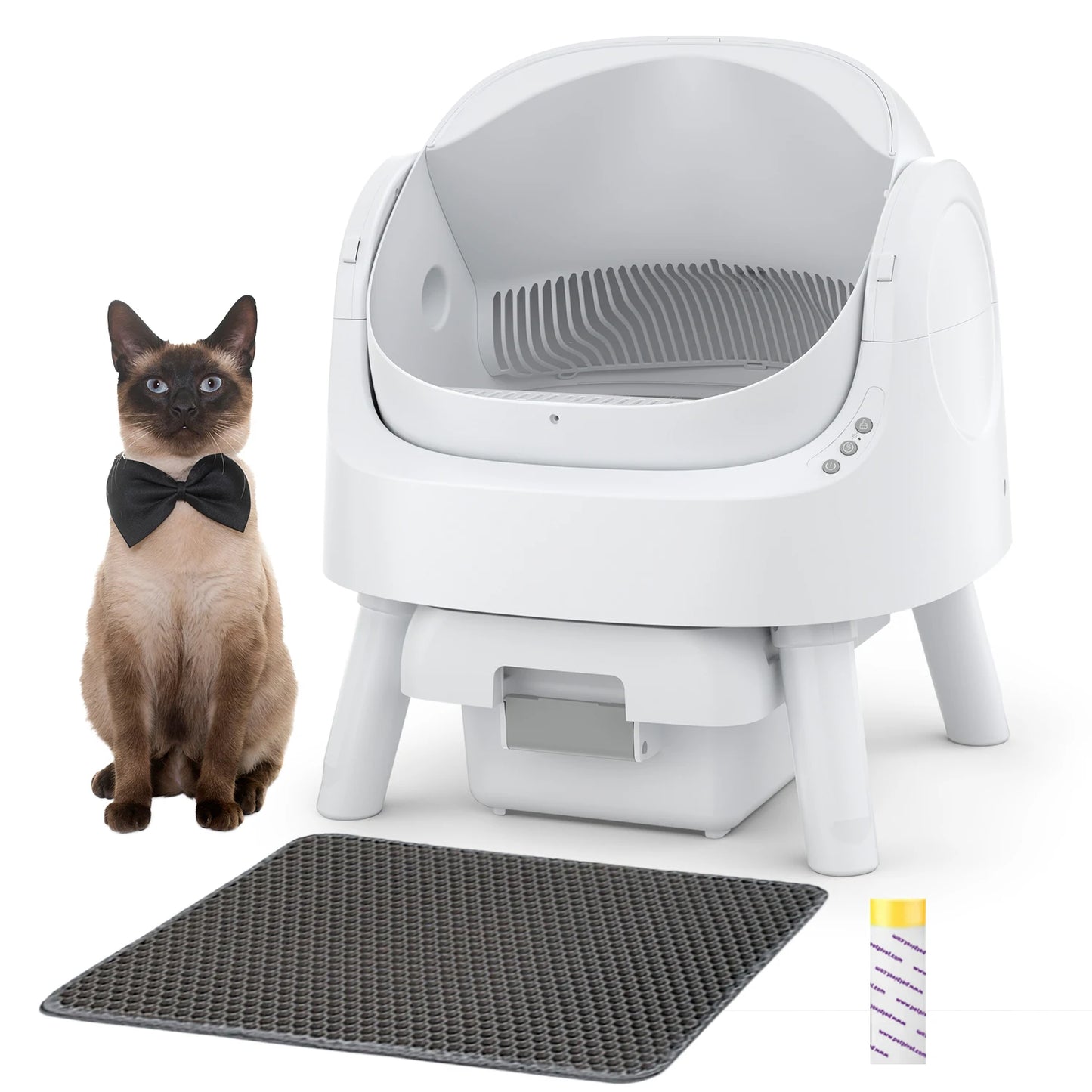 Automatic Litter Box for Multiple Cats with Liners Mat Gift - The Kings Lots
