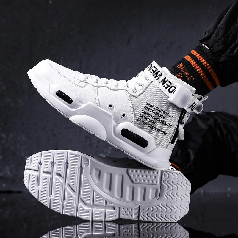 Men's Fashionable Sports Shoes High Top Walking Shoes - The Kings Lots
