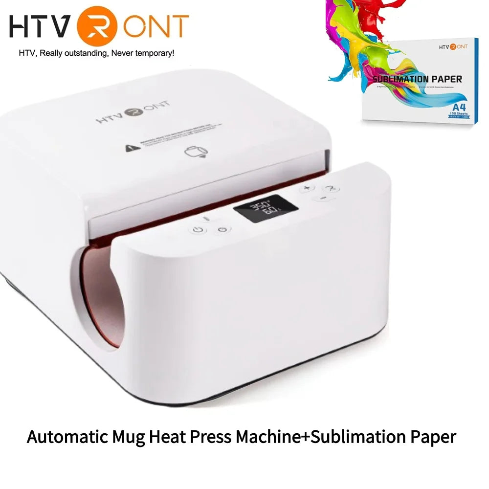 HTVRONT Automatic Mug Heat Press Machine DIY Sublimation - The Kings Lots