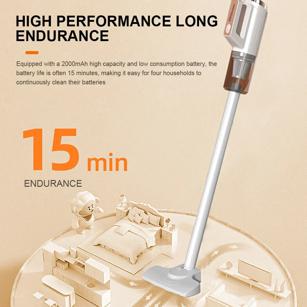Portable Dust Buster Cordless Handheld Vacuum 13000Pa - The Kings Lots