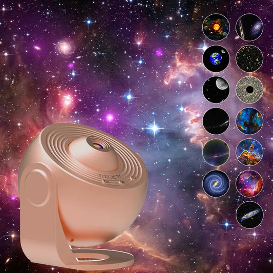 Night Light Galaxy Projector Rotate Planetarium Lamp For Gifts - The Kings Lots