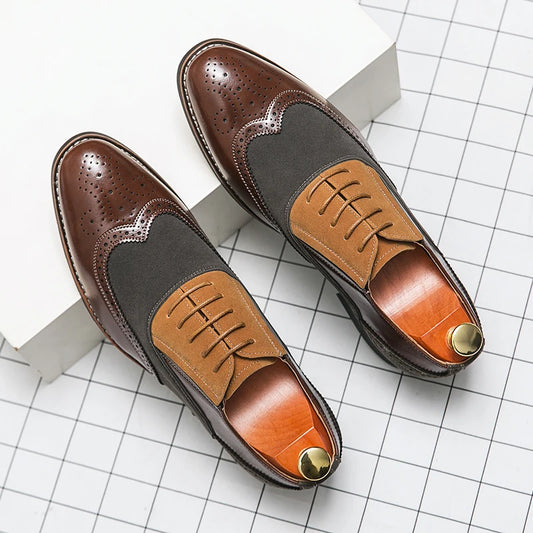 Men's Formal Shoes, Business Shoes, Stylish Leather Casuals - The Kings Lots