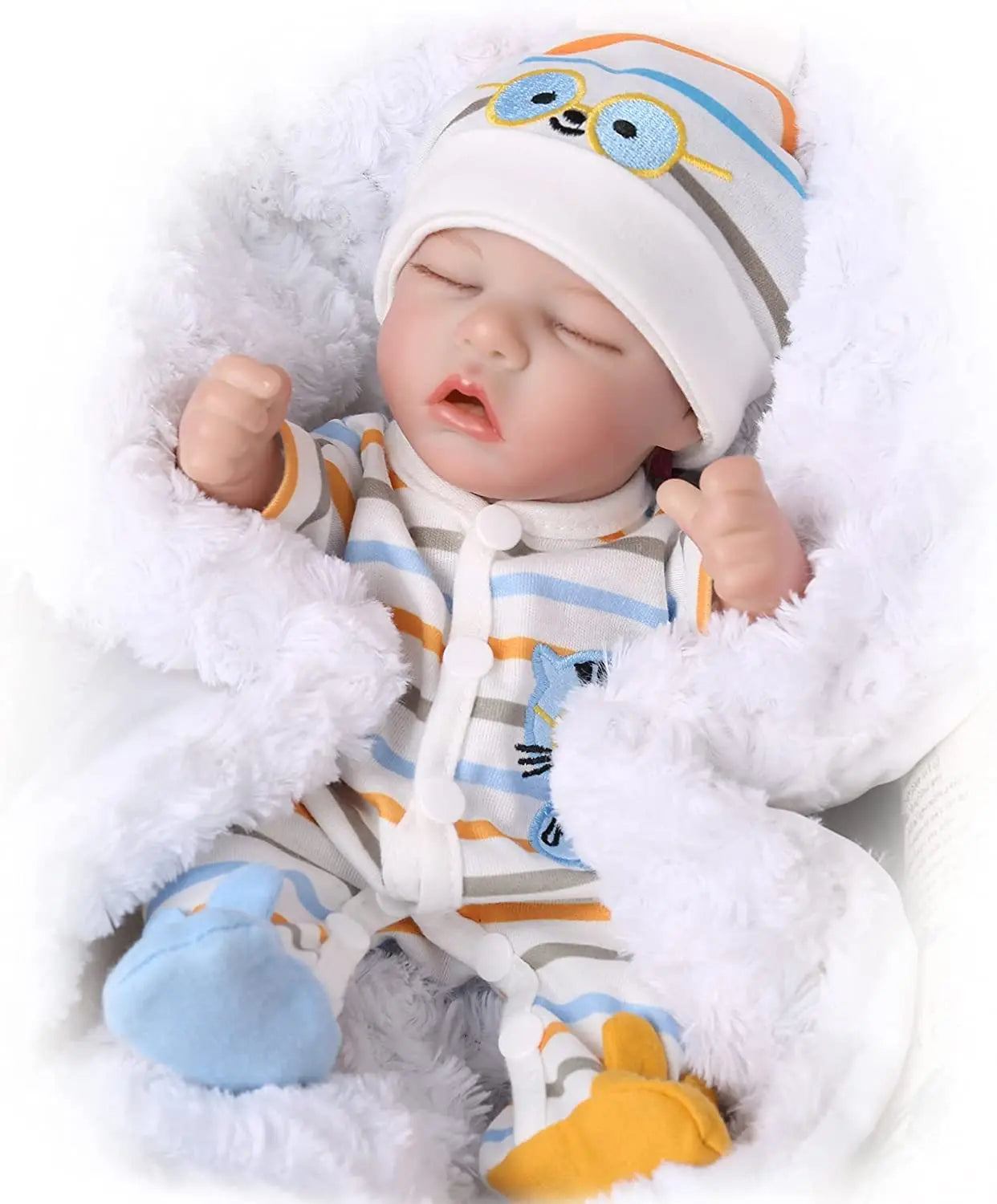 Reborn Baby Dolls - 12 Inch Realistic Sleeping Doll for Kids - The Kings Lots