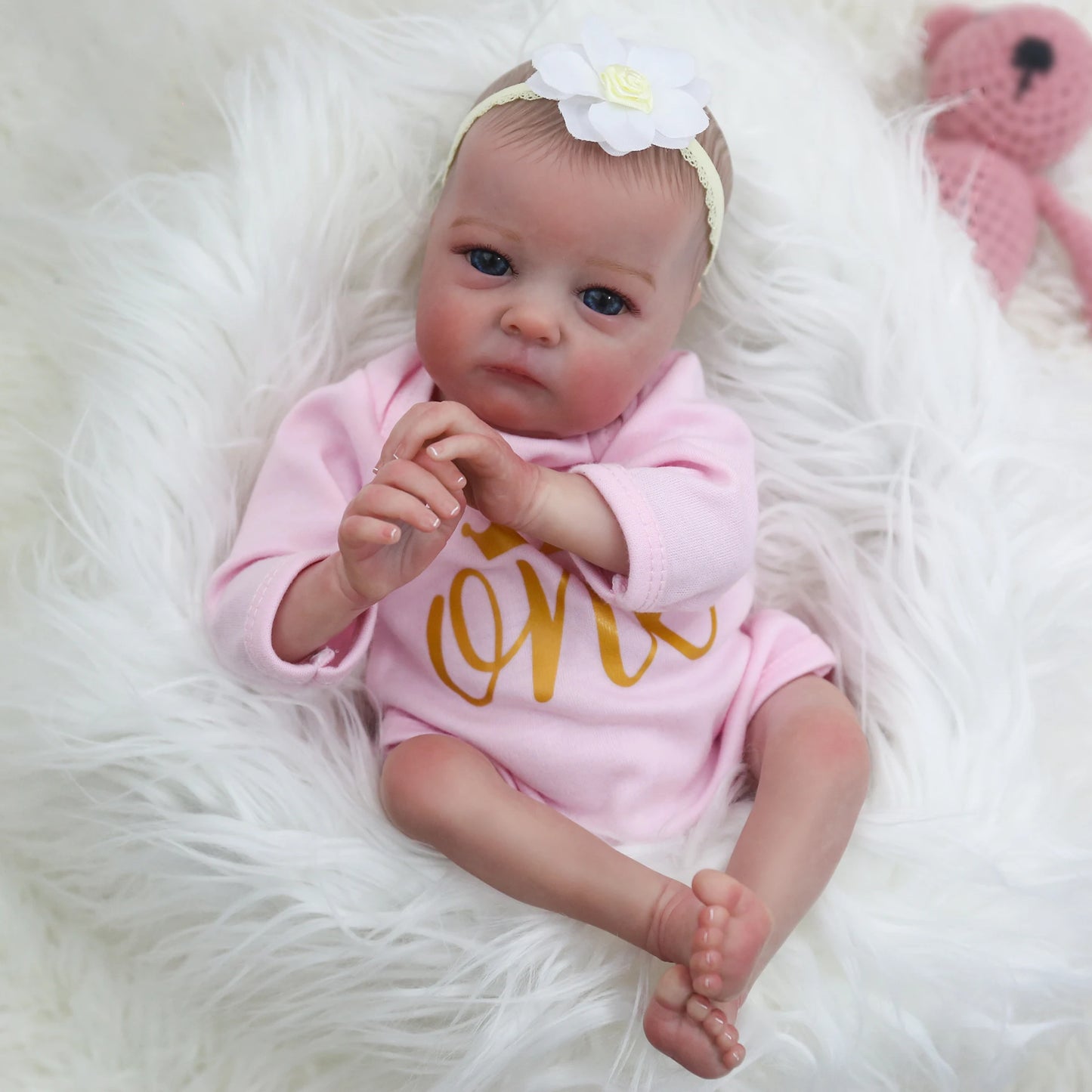 Realistic Reborn Baby Dolls - 16 Inch Newborn Preemie Baby Dolls Girl Real Life Baby Dolls - The Kings Lots