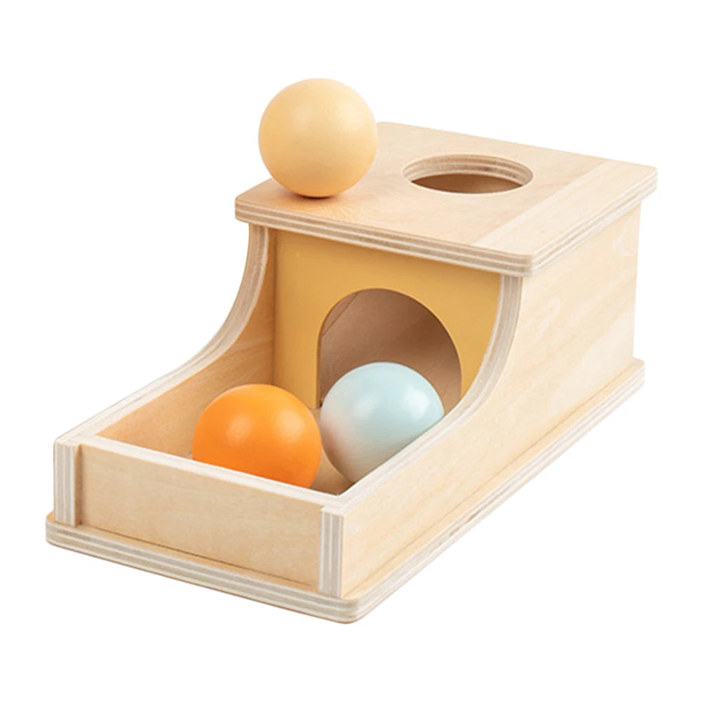 Wooden Object Target Box Montessori Matching Blocks Learning Early Educational Toys Parent-Child for Toddler - The Kings Lots