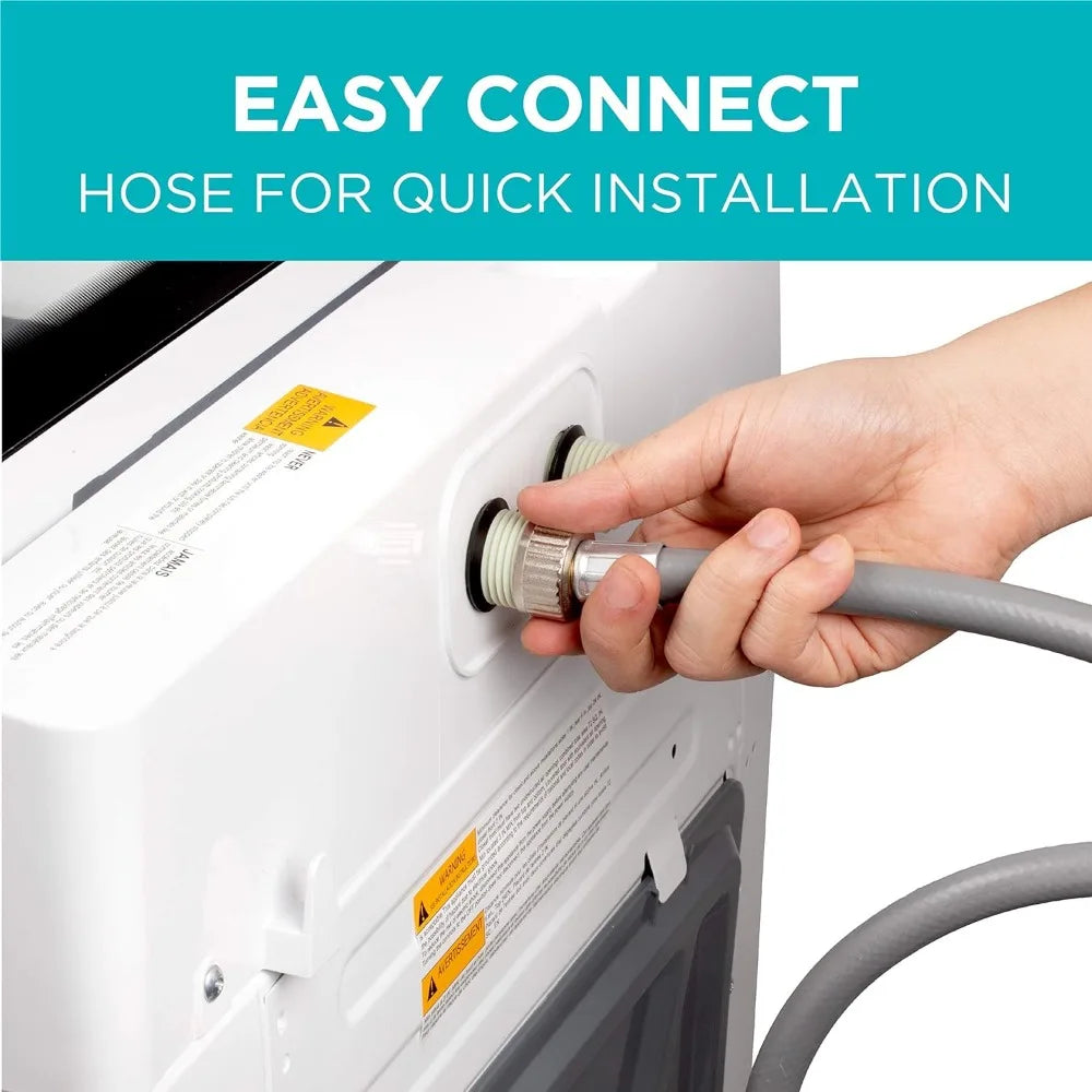 Small Portable Washer 2.0 Cu.Ft. for Household Use with LED Display