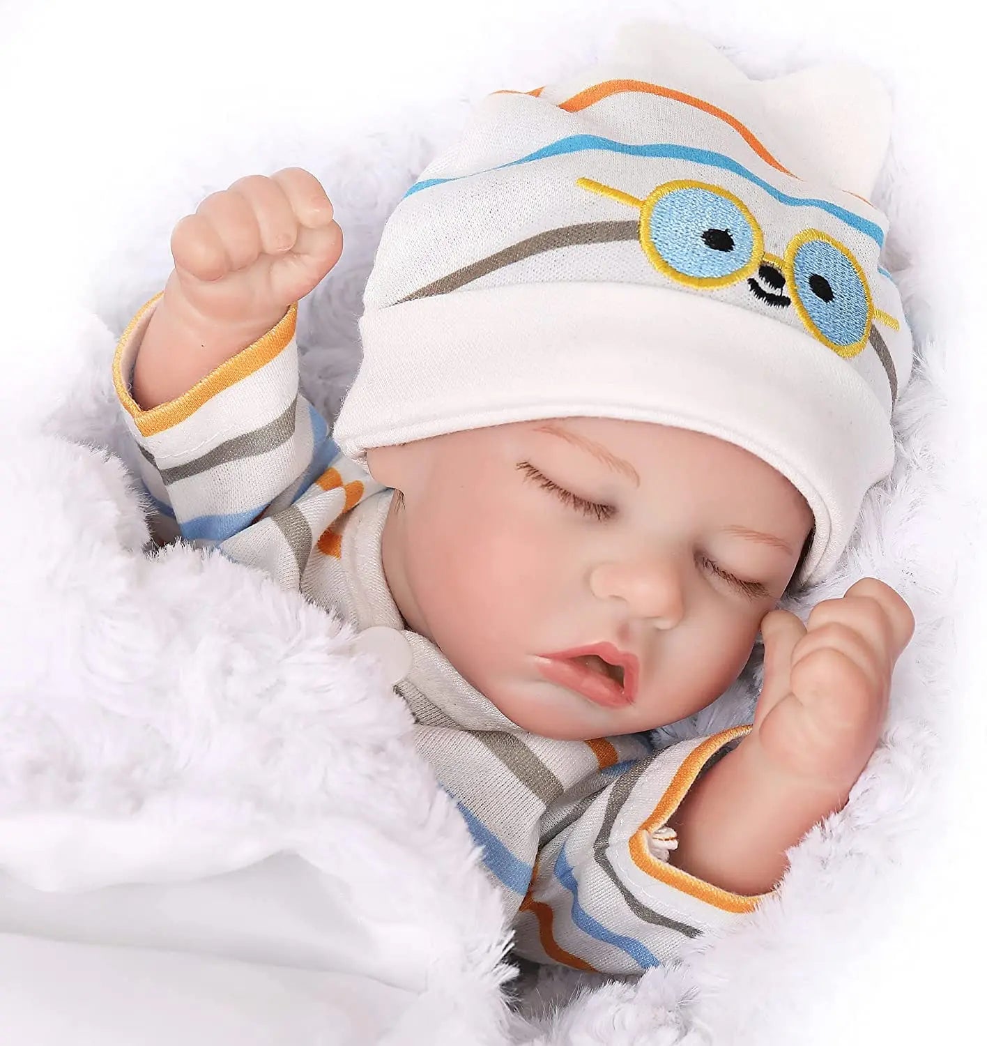 Reborn Baby Dolls - 12 Inch Realistic Sleeping Doll for Kids - The Kings Lots