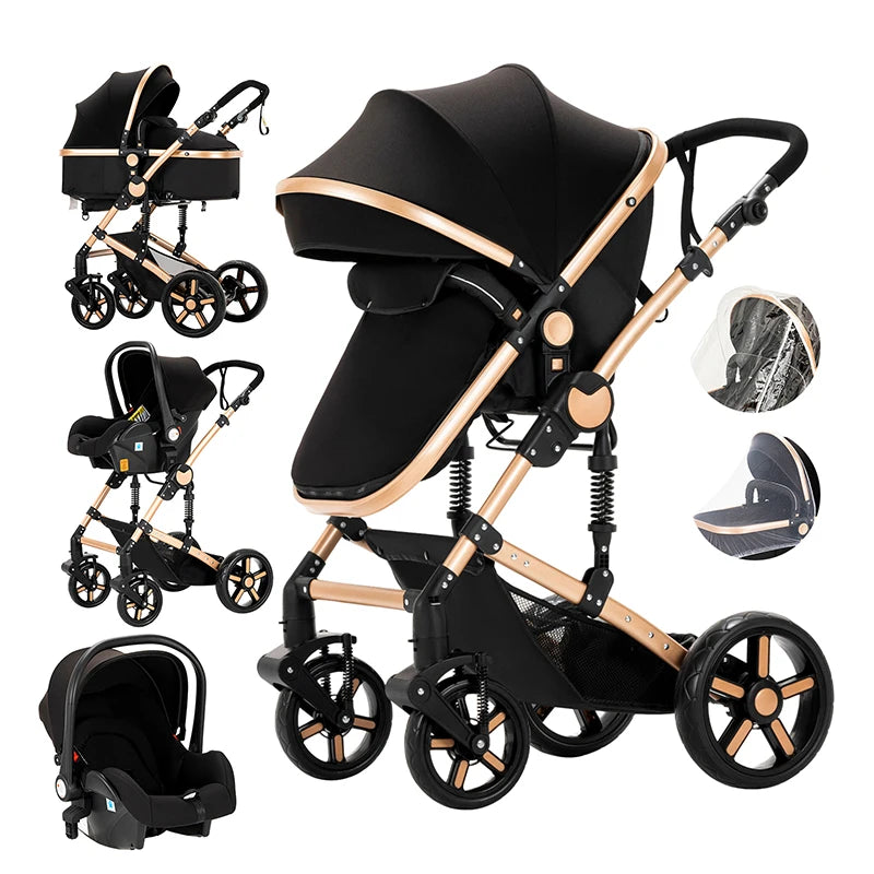 Lightweight Baby Stroller 2 in 1 for Comfort and Free Shipping - The Kings Lots