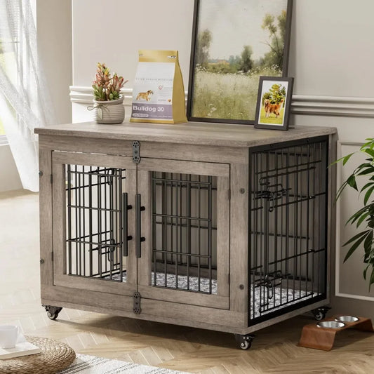 Dog Crate Furniture for Medium Dogs, Indoor Kennel Style