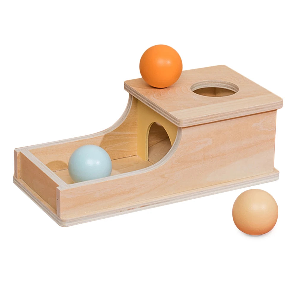 Wooden Object Target Box Montessori Matching Blocks Learning Early Educational Toys Parent-Child for Toddler - The Kings Lots
