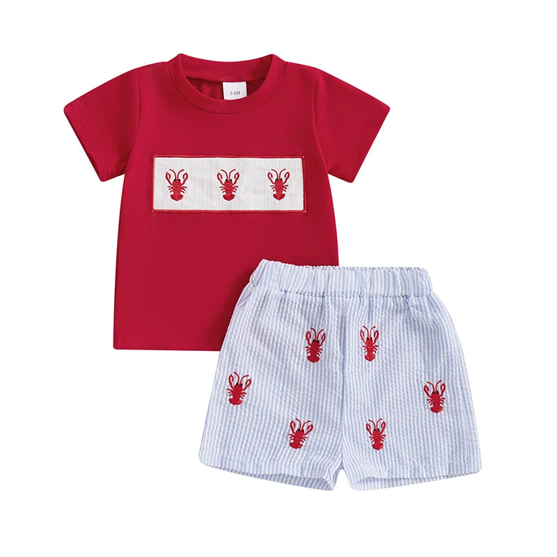 Baby Girl Spring Outfits Floral Print Ruffle Sleeve Top Set - The Kings Lots