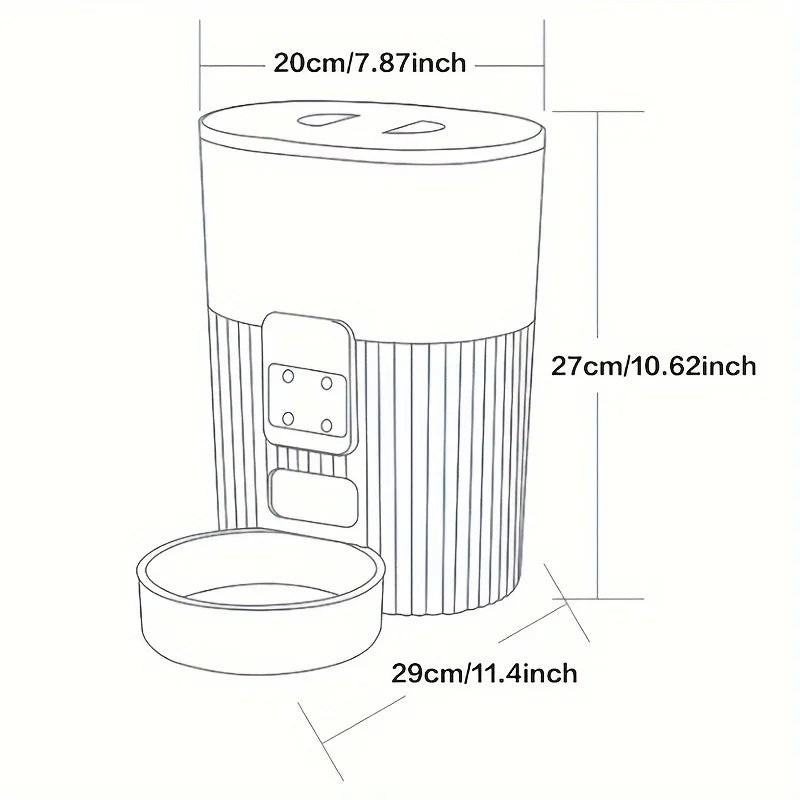 PAPIFEED Cat Automatic Feeder Dog Fixed Feeding Machine - The Kings Lots