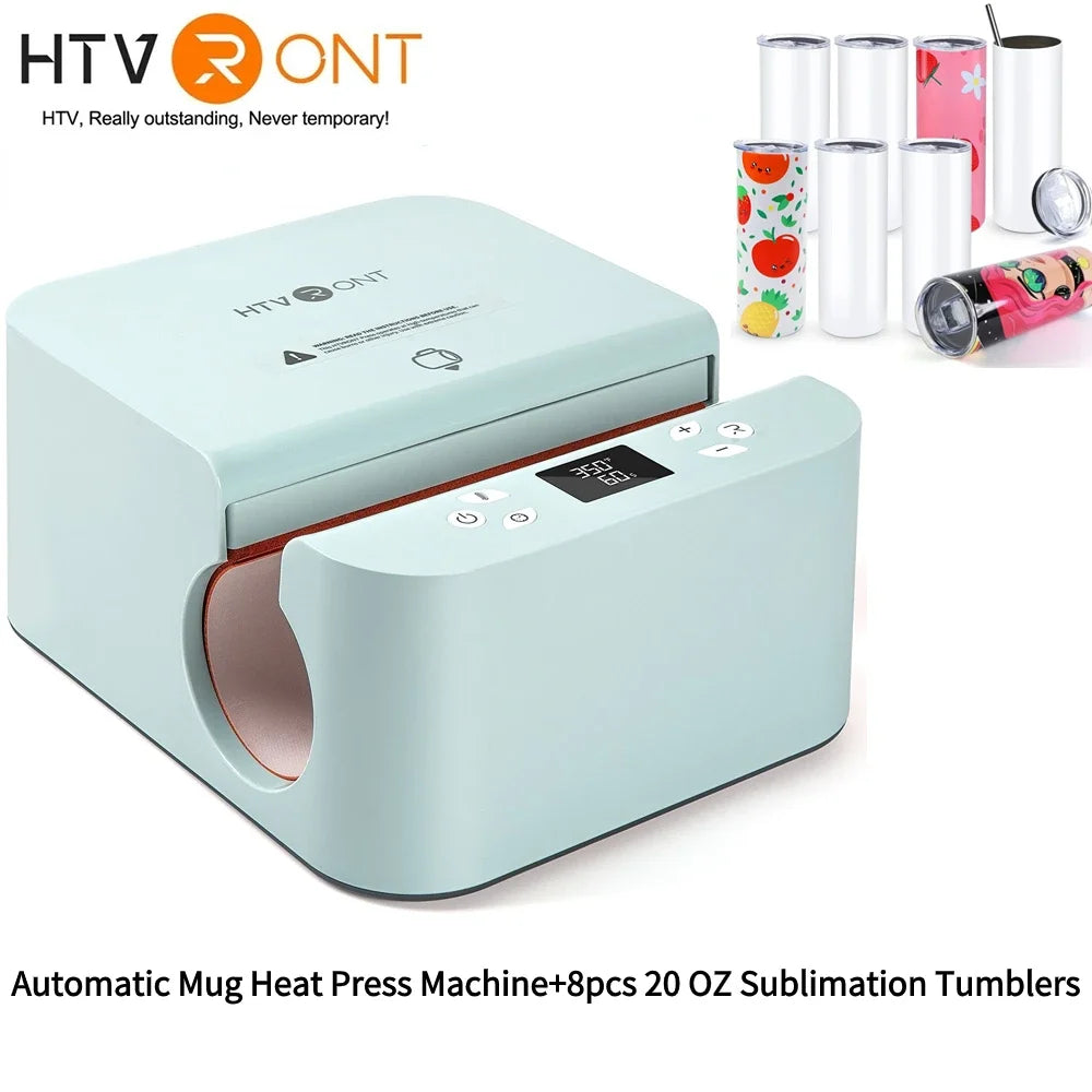 HTVRONT Automatic Mug Heat Press Machine DIY Sublimation - The Kings Lots