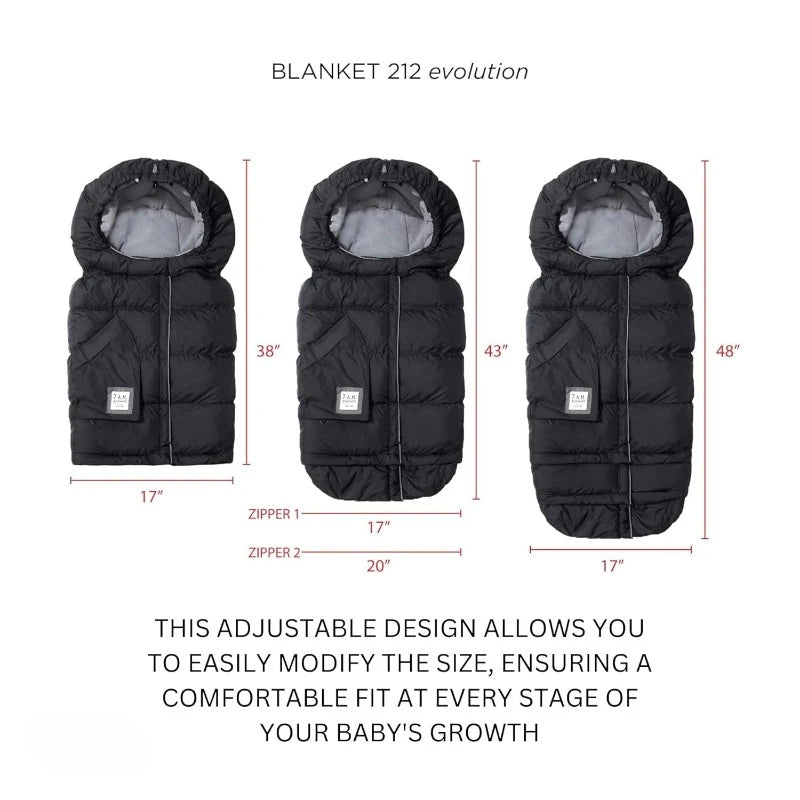 Enfant Stroller Blanket 212 - Adjustable Baby Car Seat Zipped Blanket for Babies Winter, Unisex Multi Purpose Fleece