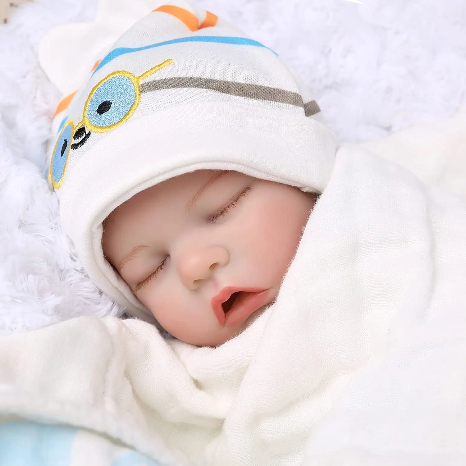 Reborn Baby Dolls - 12 Inch Realistic Sleeping Doll for Kids - The Kings Lots