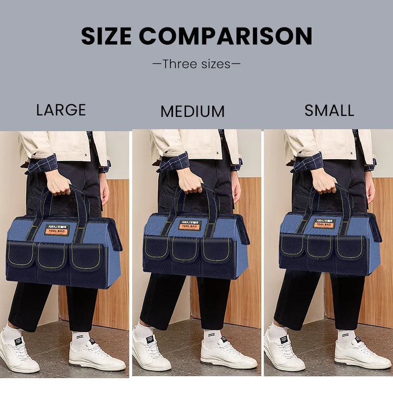 AIRAJ 3Pcs 13/16/18 Inch Tool Bag Durable Oxford Storage Bag - The Kings Lots