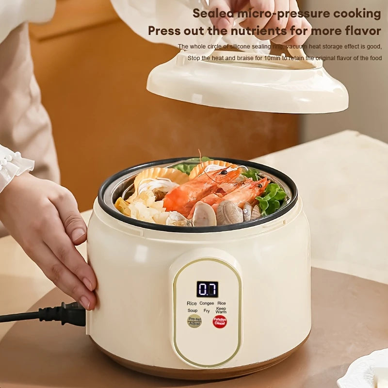 1.8L Electric Rice Cooker Portable MultiCooker Smart Kitchen