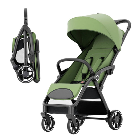 High View Portable Baby Stroller Compact Lightweight Travel Stroller for Babies & Toddlers With 360°Swivel Seat - The Kings Lots