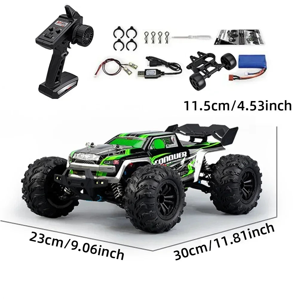 WLtoys 1:16 Scale Large RC Car 50km/h High Speed 4WD Toy - The Kings Lots