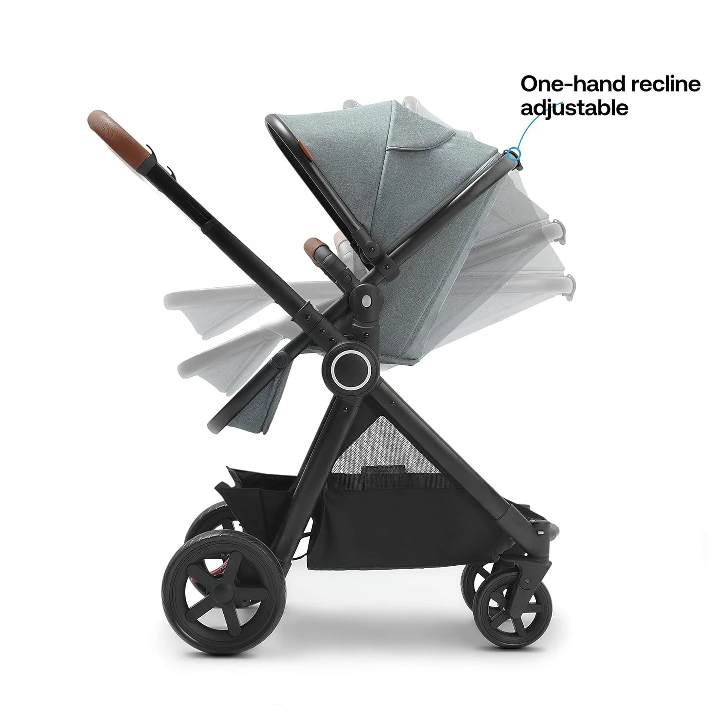 Ultimate2 Baby Stroller, Premium Convertible Full-Size Bassinet Stroller for Toddler, Newborn Stroller with Reversible S