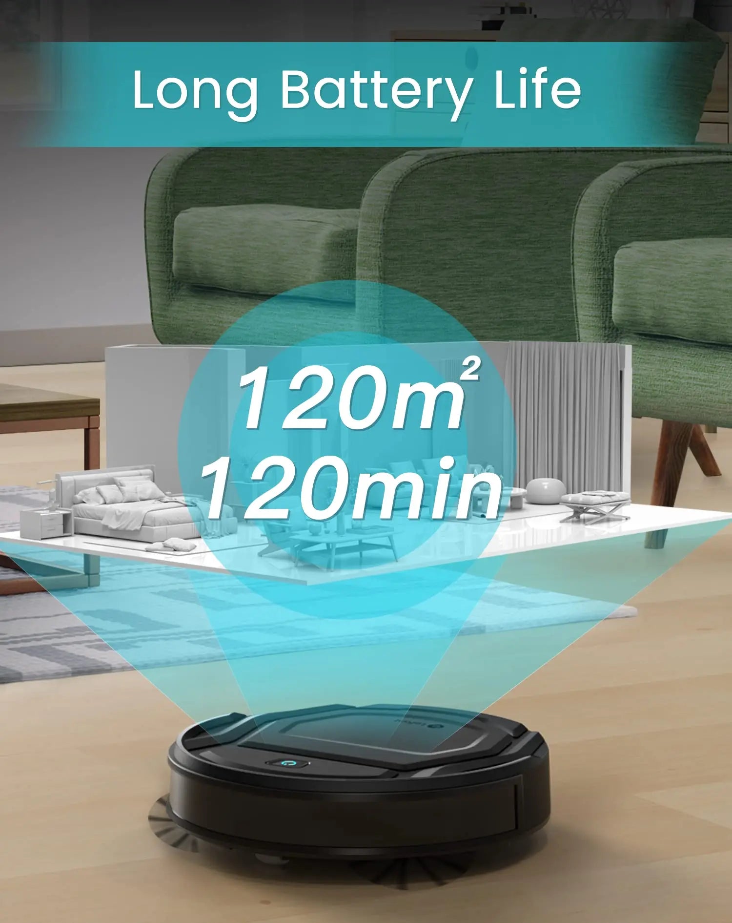 Lefant M210 Pro Robot Vacuum Cleaner with 2200Pa Suction - The Kings Lots
