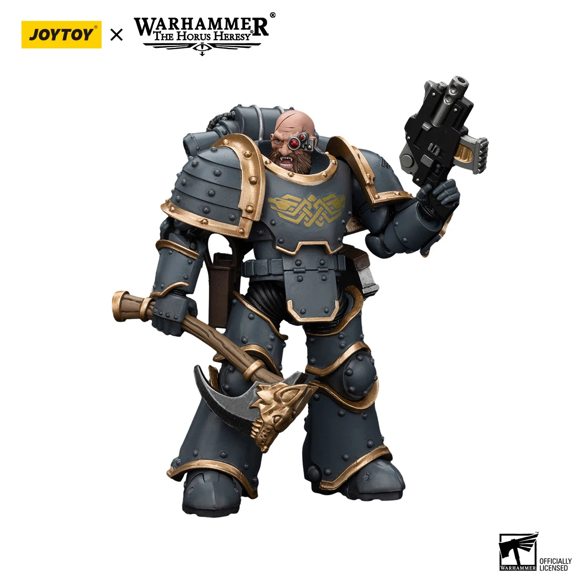 [IN STOCK]JOYTOY Warhammer 30K 1/18 Space Wolves Figure - The Kings Lots