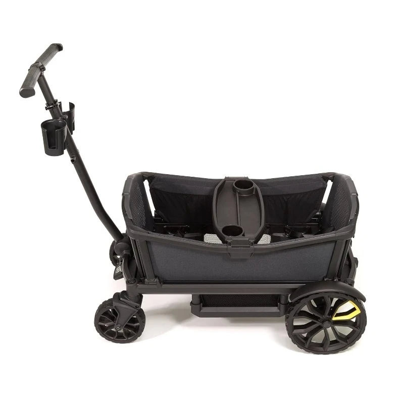 Premium Off-Road Wagon Stroller for Babies, Toddlers, and Kids Push/Pull/Push-Along Steering for Un