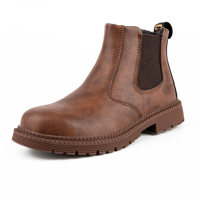 Safety Shoes Men's Work Steel Toe Caps Boots Indestructible - The Kings Lots