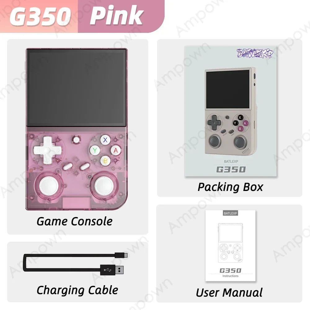 BATLEXP G350 Handheld Game Console Retro Portable Gift - The Kings Lots