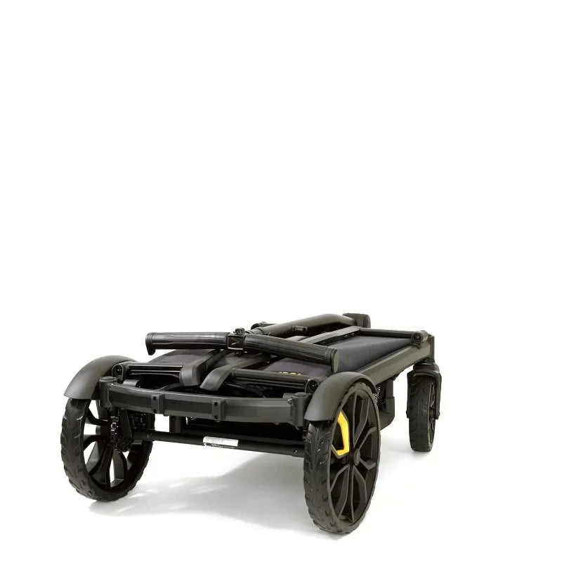 Premium Off-Road Wagon Stroller for Babies, Toddlers, and Kids Push/Pull/Push-Along Steering for Un