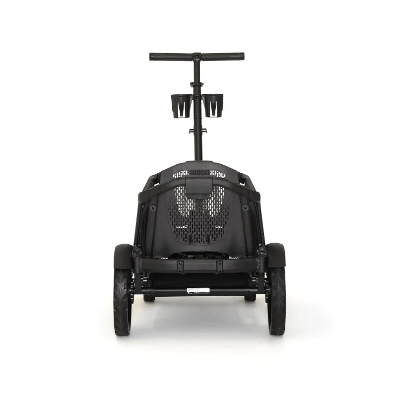 Premium Off-Road Wagon Stroller for Babies, Toddlers, and Kids Push/Pull/Push-Along Steering for Un
