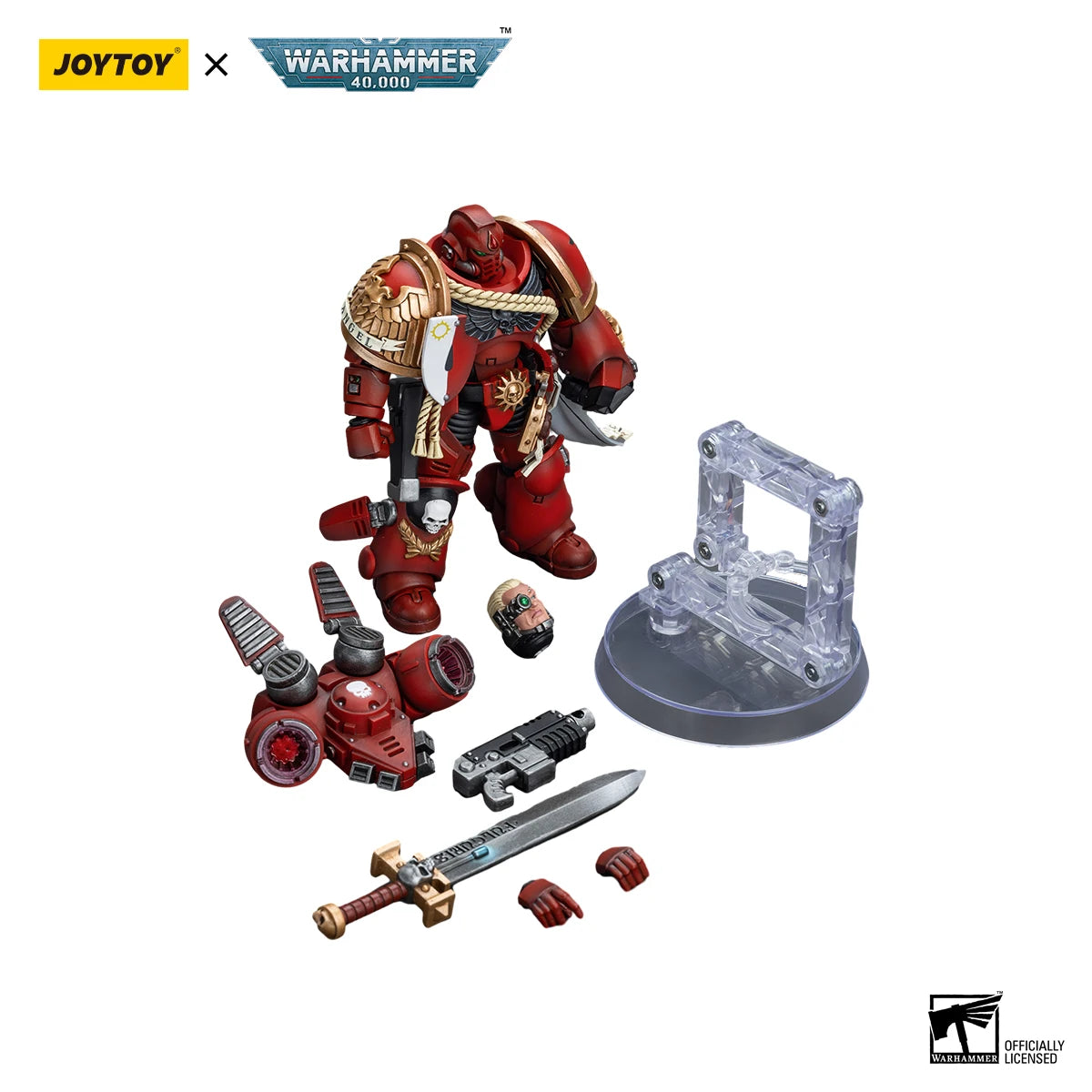 [IN STOCK] JOYTOY Warhammer 40K 1/18 Action Figure Ultramarines Jump Pack Captain - The Kings Lots