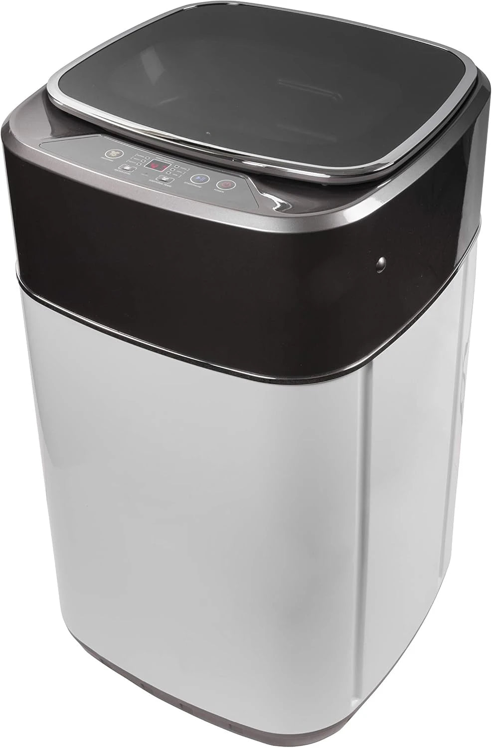 1.0 Cu. Ft. Portable Clothes Washer with 7-lb Load Capacity Silver & Chrome