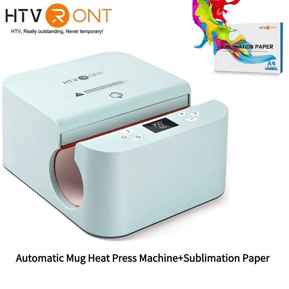 HTVRONT Automatic Mug Heat Press Machine DIY Sublimation - The Kings Lots