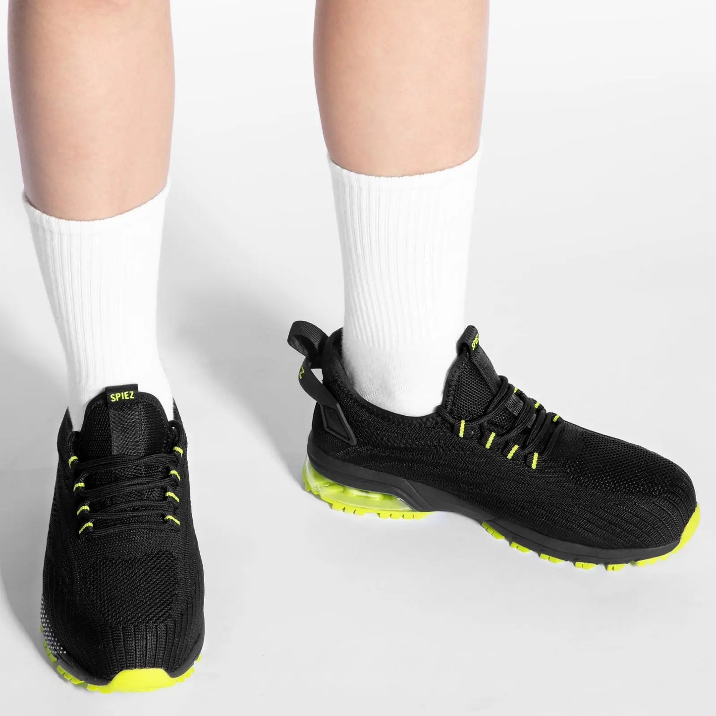 SPIEZ Safety Shoes for Men Women Air Cushion Composite Toe - The Kings Lots