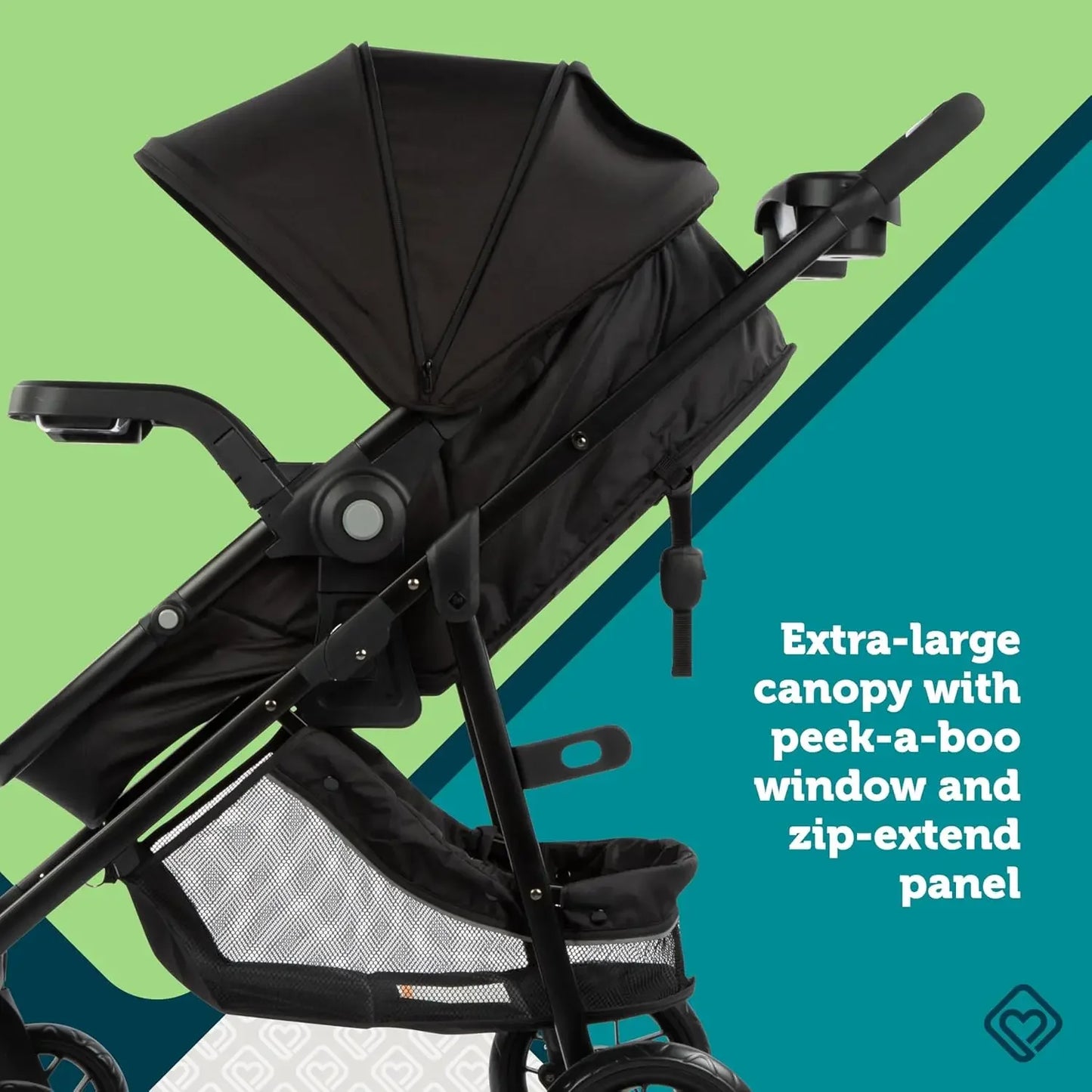 Tools.8-in-1 Car Seat Stroller Combo, Baby Stroller Travel Systems for Infants 4-30 lbs, Stroller and Carseat Combo Set, Orc