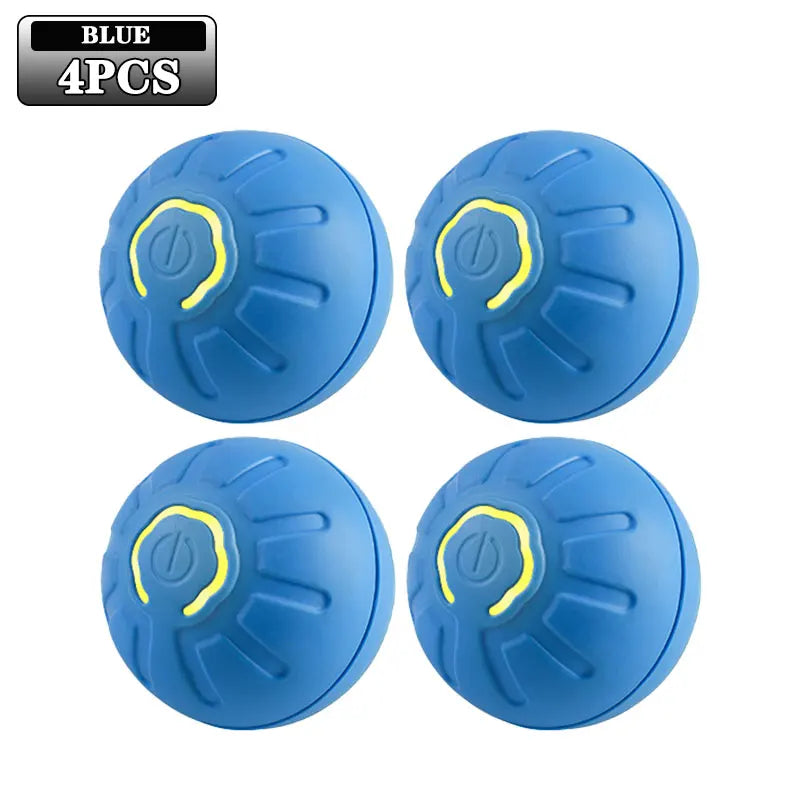 1-10PCS Smart Dog Toy Ball Electronic Interactive Pet Toy Moving Ball USB Automatic Moving Bounce Suitable for Puppy Gift - The Kings Lots