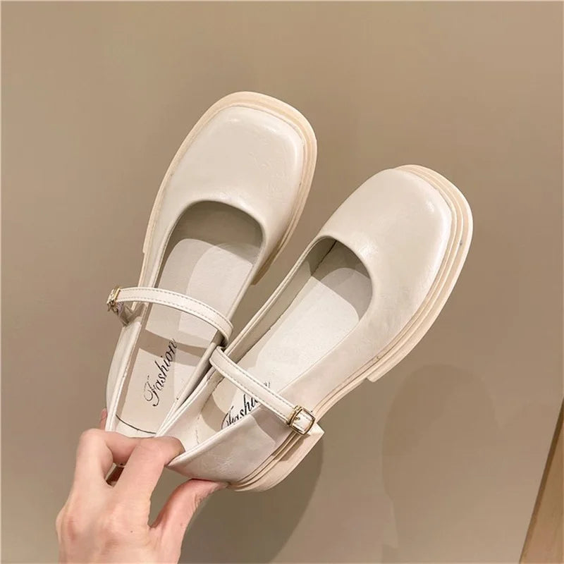 Oulylan Soft Soles Women Shoe Comfortable Leather Shoes 2024 - The Kings Lots