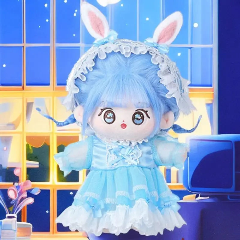 26cm Rabbit Series Cotton Doll Long Skirt Interchangeable Clothes Plush Doll Dress Up Cospslay Anime Figure Children Girl Toys - The Kings Lots