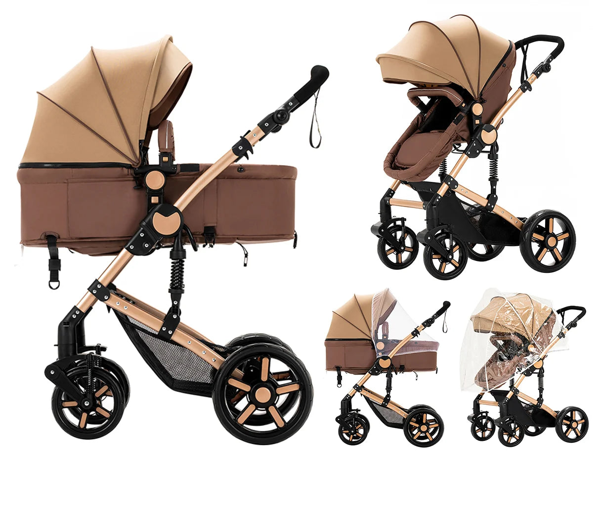 Lightweight Baby Stroller 2 in 1 for Comfort and Free Shipping - The Kings Lots